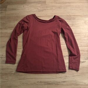 Women's Striped pink/white Long Sleeve Top